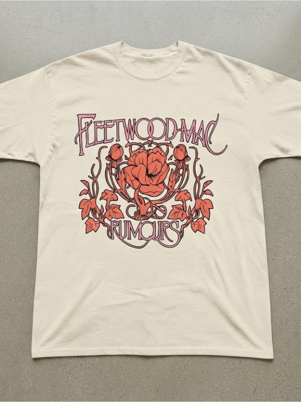 Fleetwood Mac Rumours Graphic T-Shirt Gildan Heavy Cotton Tee